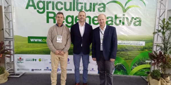 Sistema FAESC/SENAR reforça importância da agricultura regenerativa em evento da EPAGRI