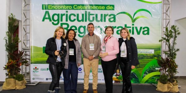 Sistema Faesc/Senar reforça importância da agricultura regenerativa em evento da Epagri