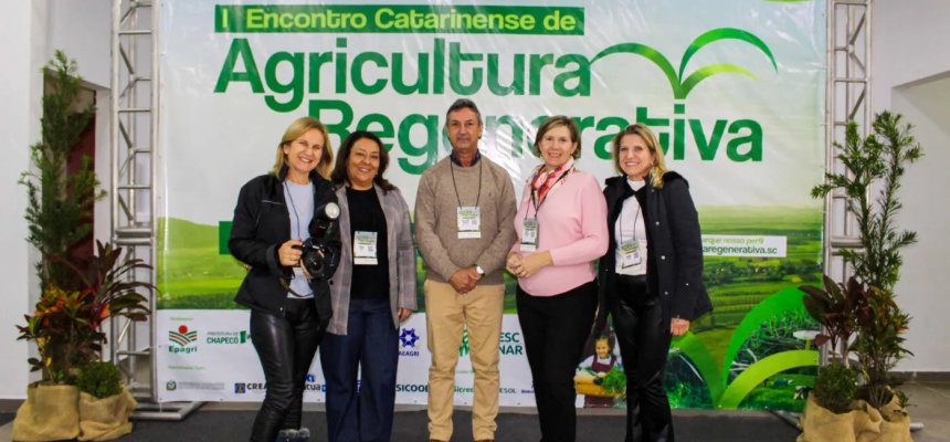 Sistema Faesc/Senar reforça importância da agricultura regenerativa em evento da Epagri