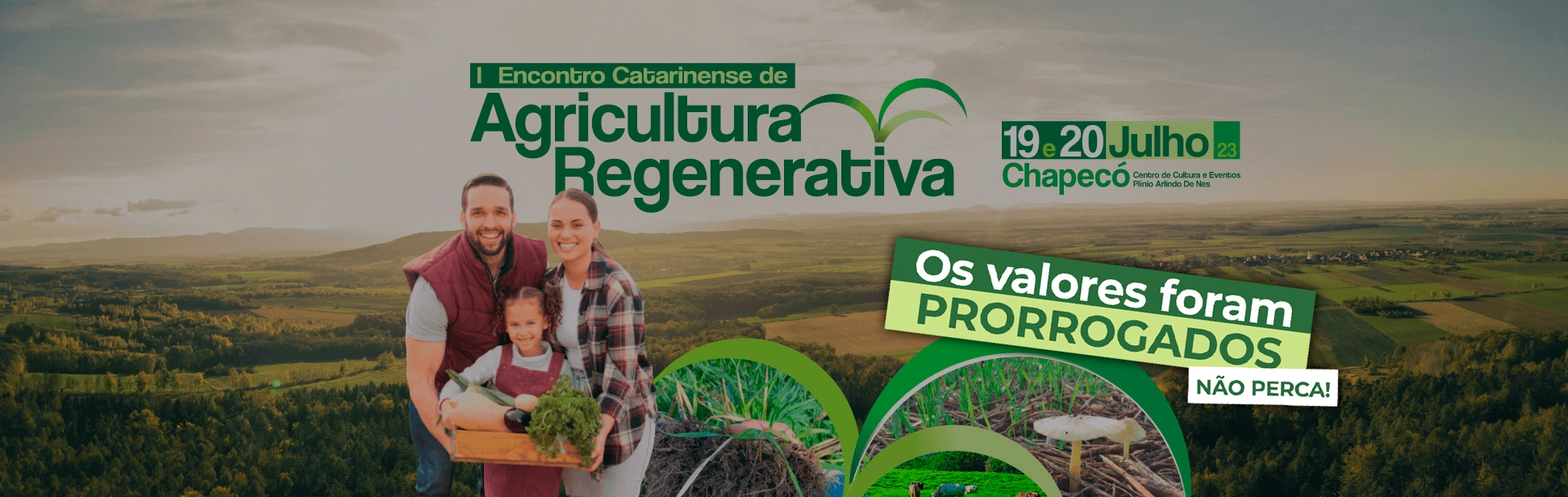 I Encontro Catarinense de Agricultura Regenerativa - 19 e 20 de Julho de 2023